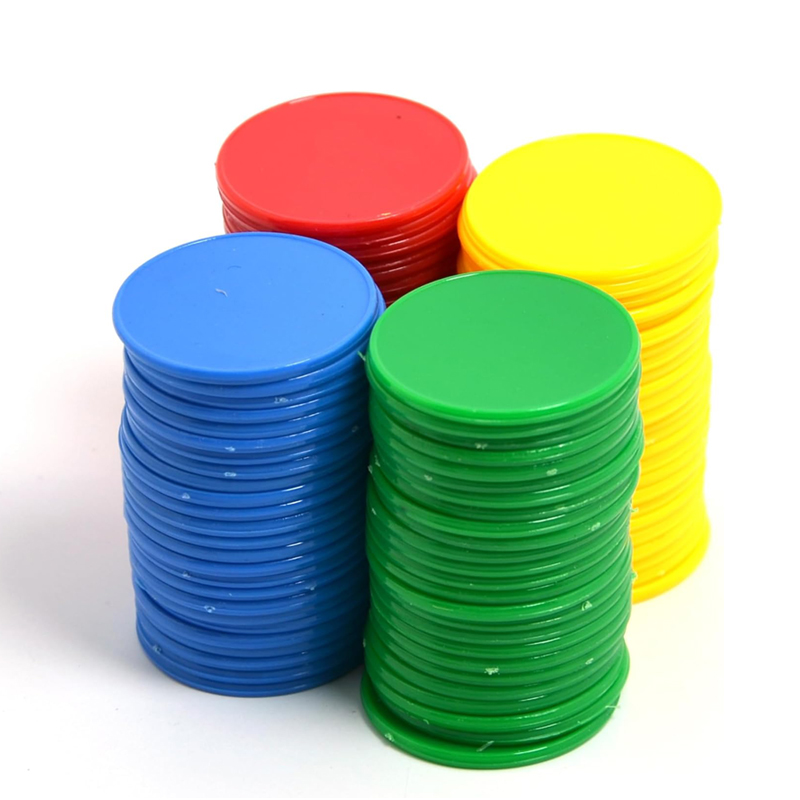 Bingo Markers Chips 37MM 4 Col - Party Games Juegos De Mesa review and price