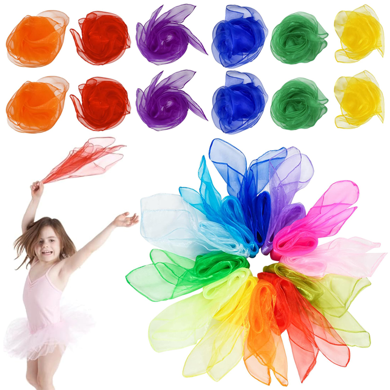 Six Color Silk Scarf Party Fav - Party Games Engagement review and price