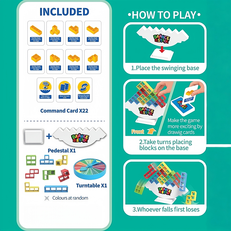 Interactive Balance Block Game - Party Games Adult Birthday review and price