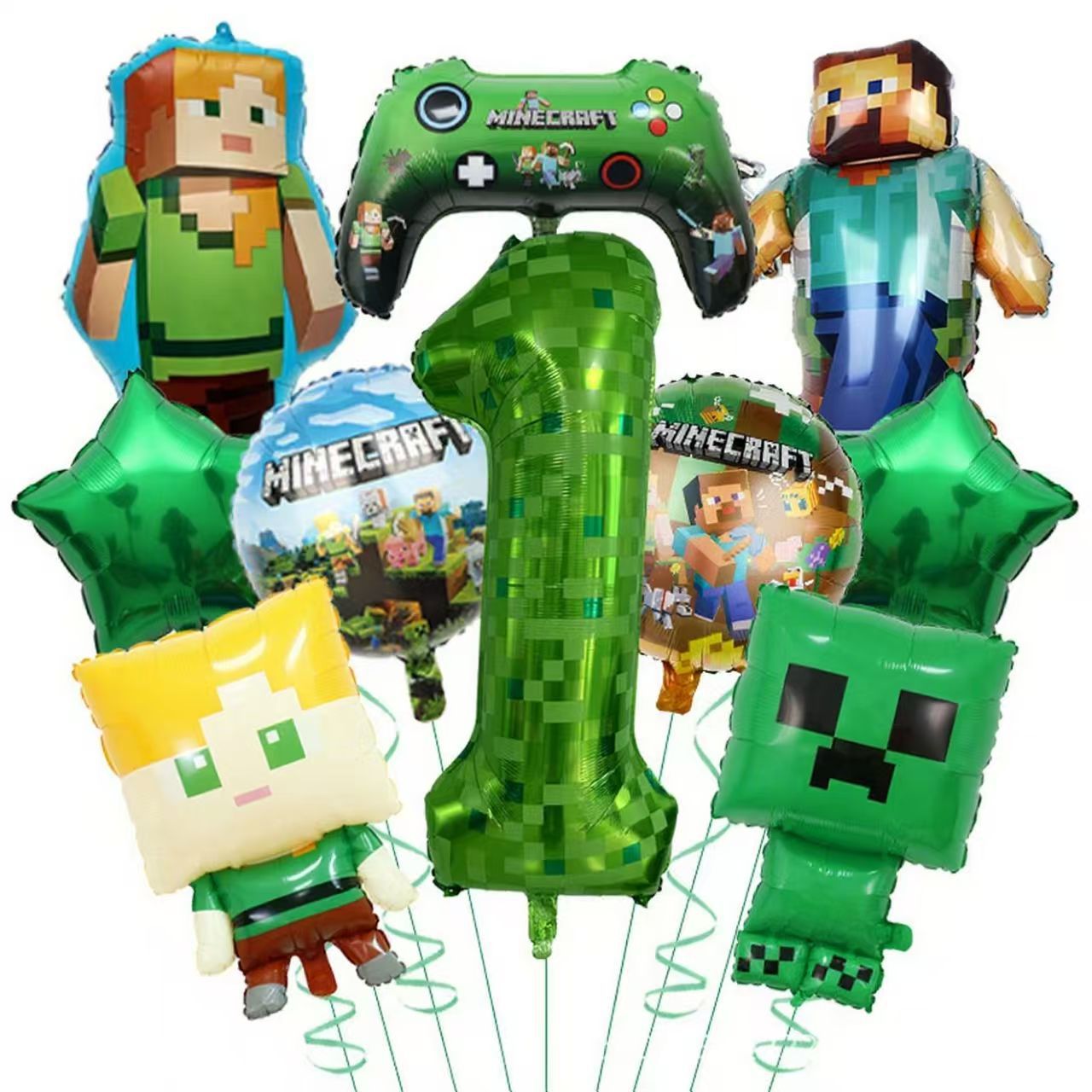 Hot Game Minecrafts Green Digi - Party Games Minecraft review and price