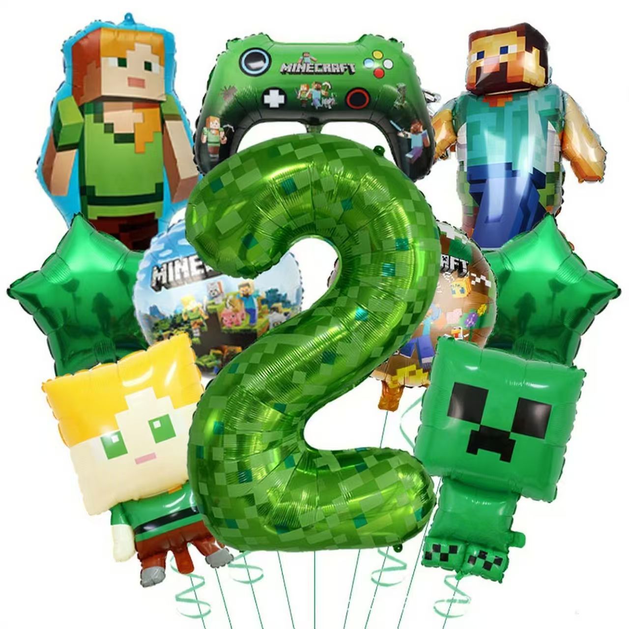 Hot Game Minecrafts Green Digi - Party Games Minecraft review and price