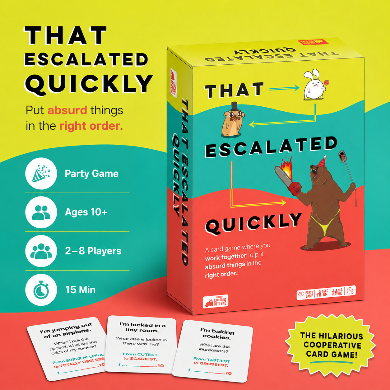 That Escalated Quickly Card Ga - Quick Games Party review and price