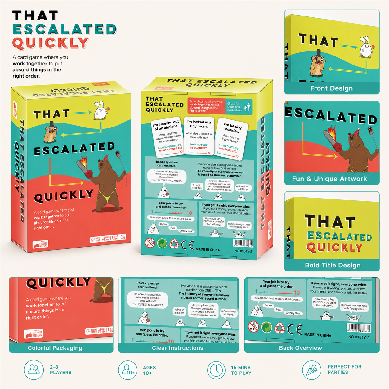 That Escalated Quickly Card Ga - Quick Games Party review and price