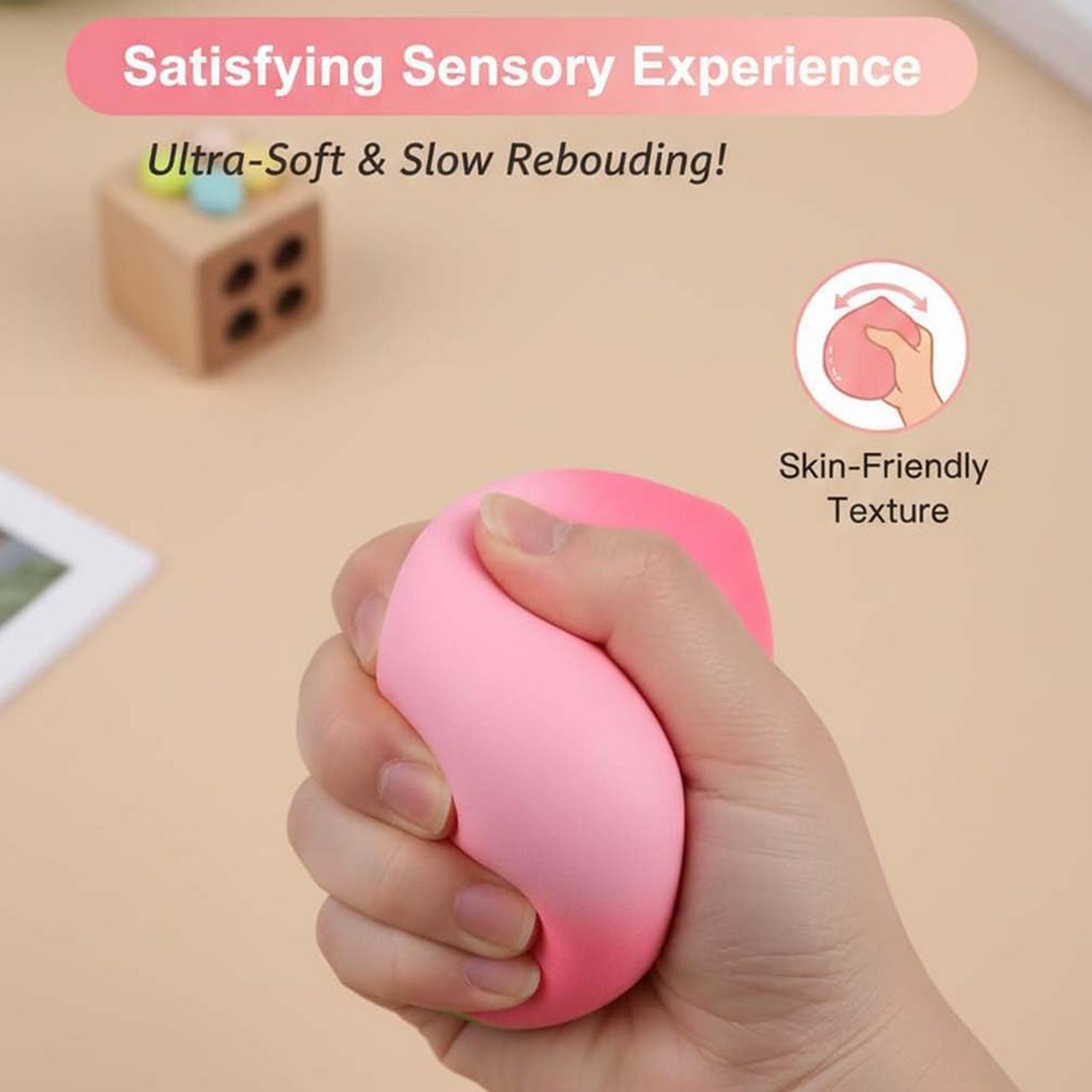 8x6cm Peach Squeeze Toy Slow R - Party Games Adult Birthday review and price