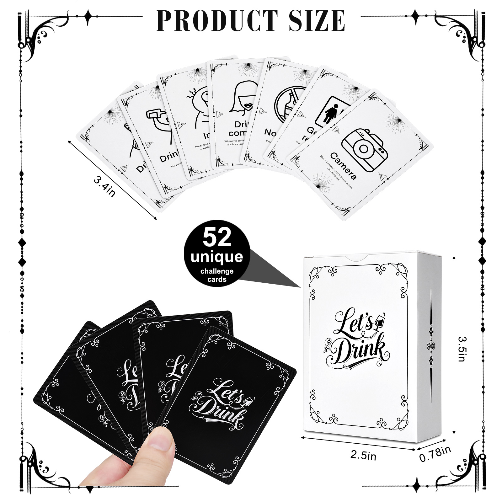 Adult Drinking Game Cards – 52 - Party Games Adults Drinking review and price