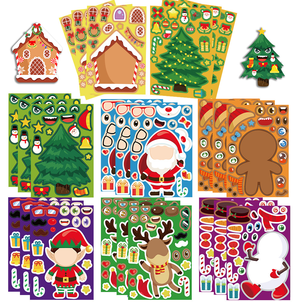 8 Sheets Christmas Puzzle Stic - Party Games Instagram review and price