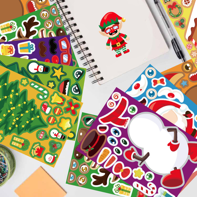 8 Sheets Christmas Puzzle Stic - Party Games Instagram review and price