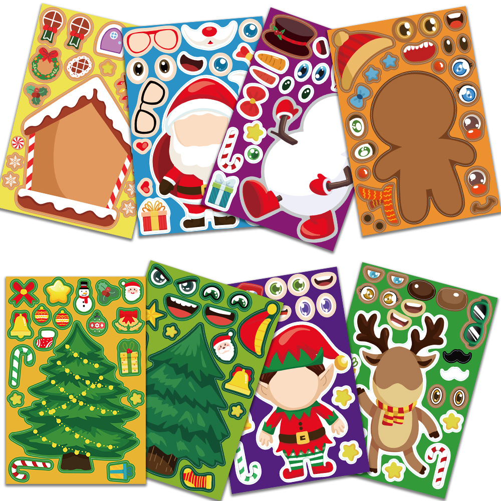 8 Sheets Christmas Puzzle Stic - Party Games Instagram review and price