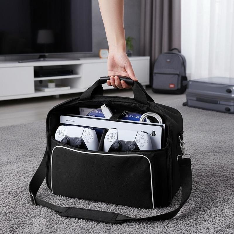Game Console Suitcase 17x12x7  - Party Games In Ps5 review and price