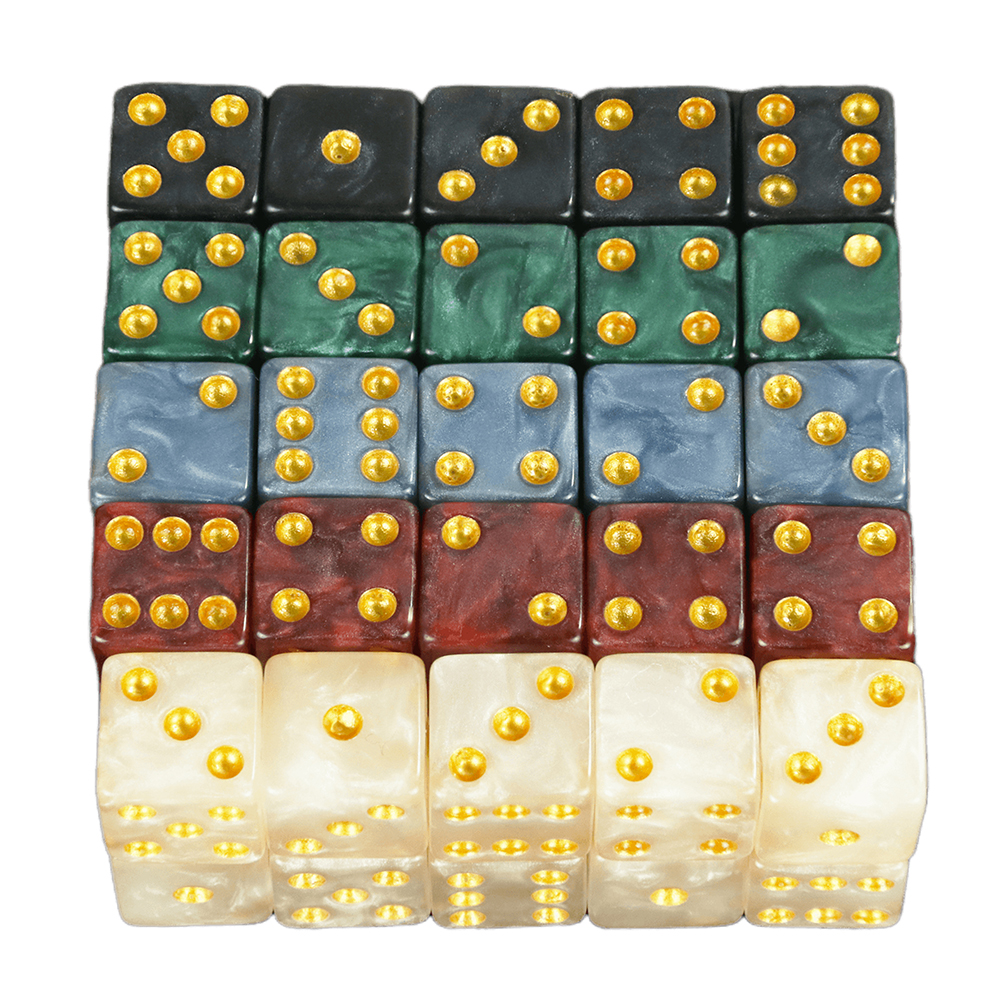 Marble Effect Dice 10pc/set 12 - Party Games Gamecube review and price