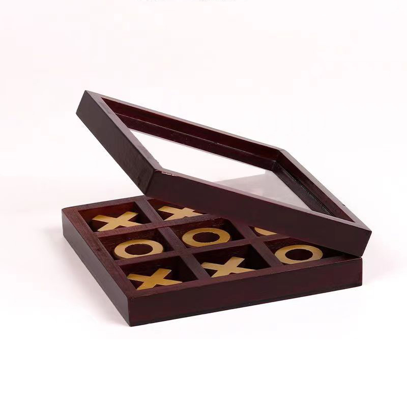 Classic XOXO Wooden Tic Tac To - Party Games Juegos De Mesa review and price