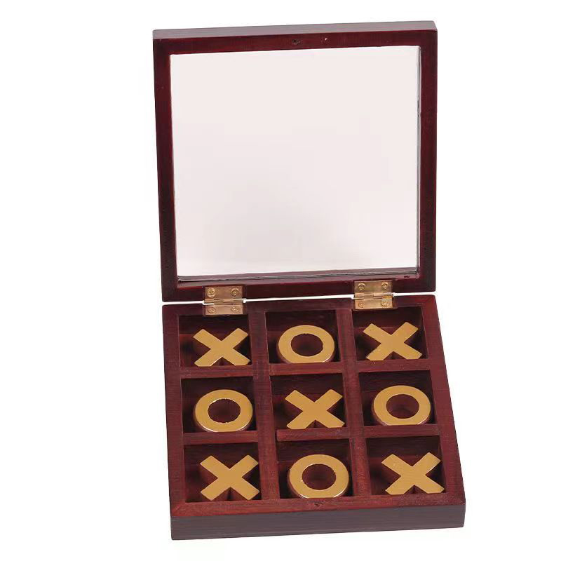 Classic XOXO Wooden Tic Tac To - Party Games Juegos De Mesa review and price