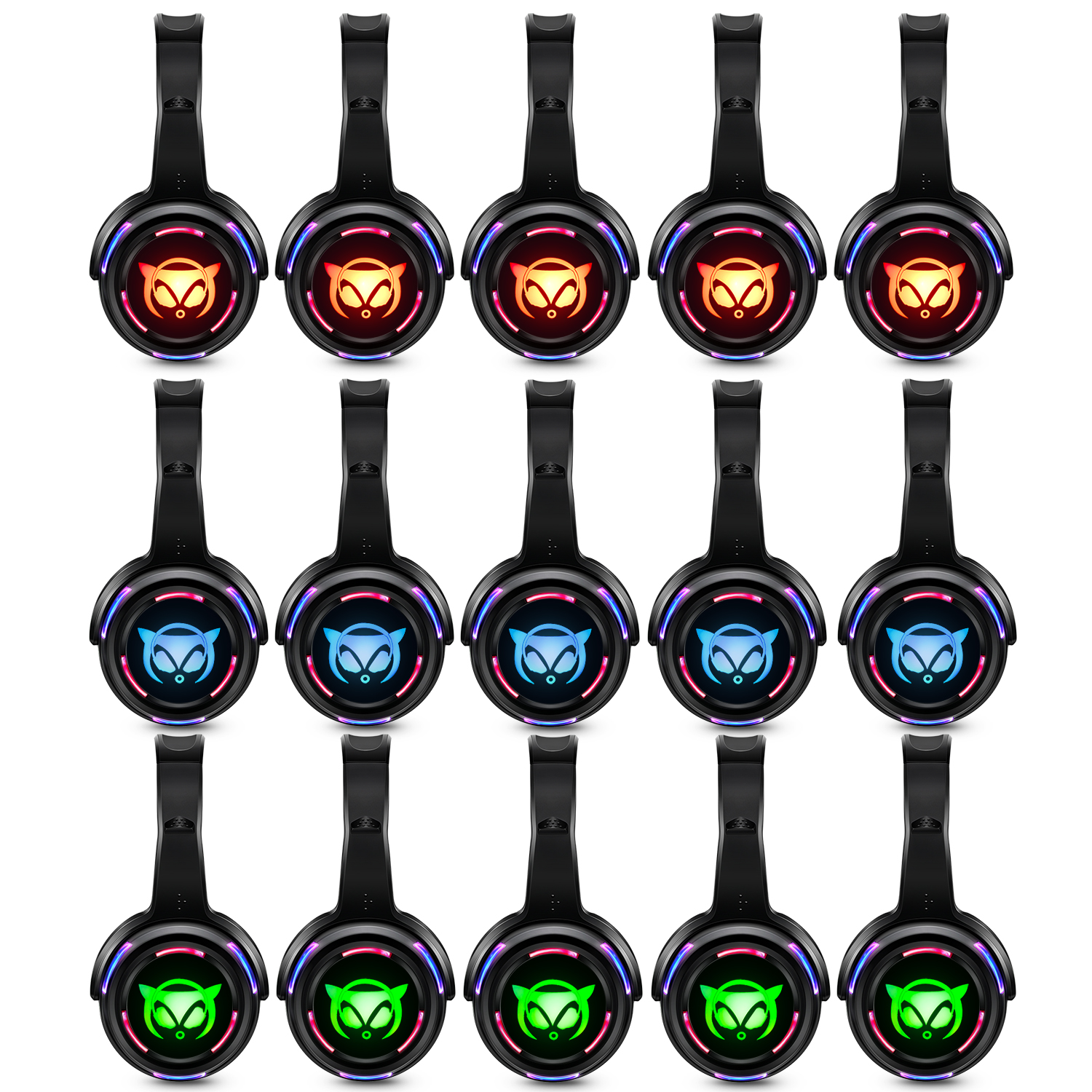 Silent Disco Headphones LED Wi - Party Games Mobile review and price