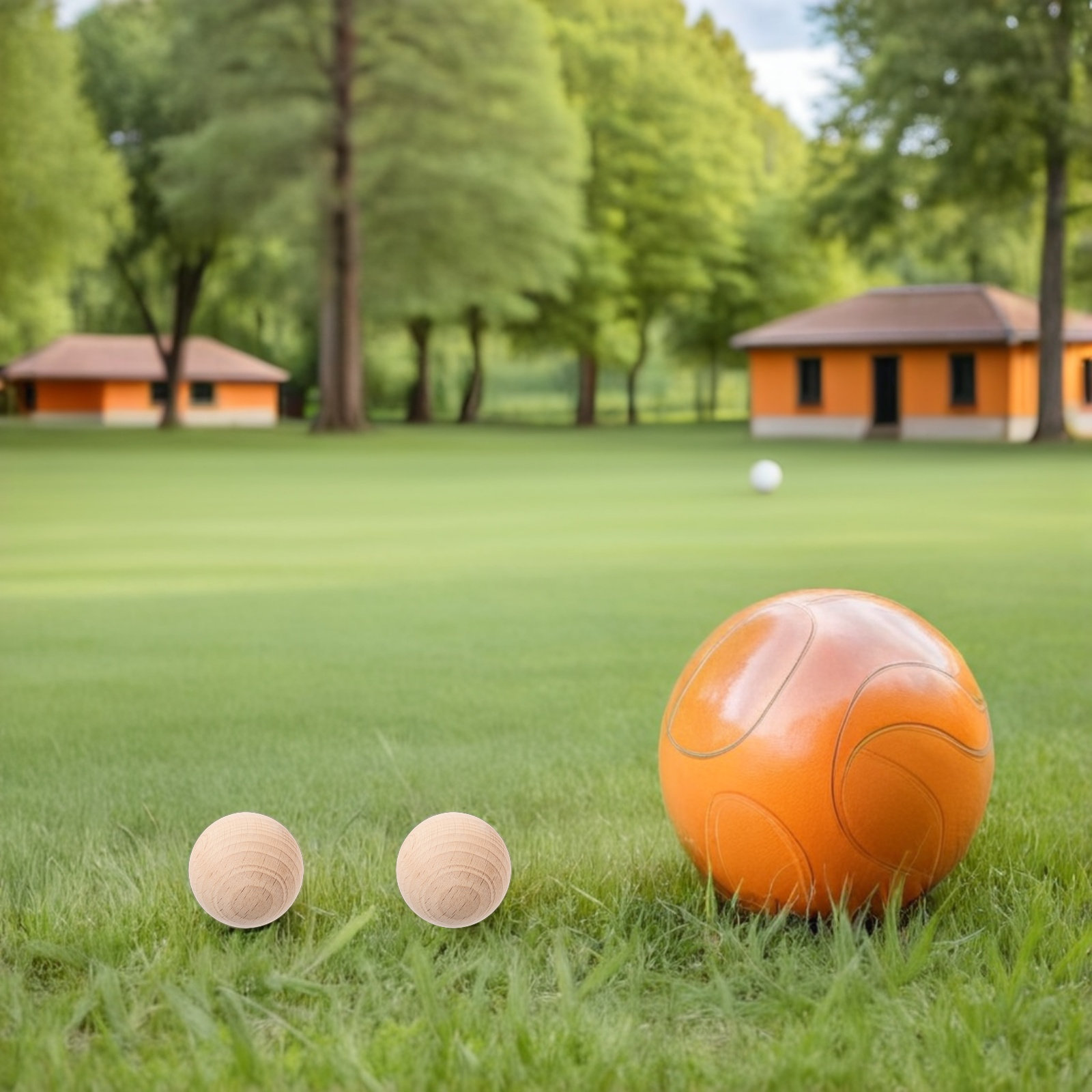4Pcs Kids Croquet Balls 3.5cm  - Croquet Set Lawn review and price