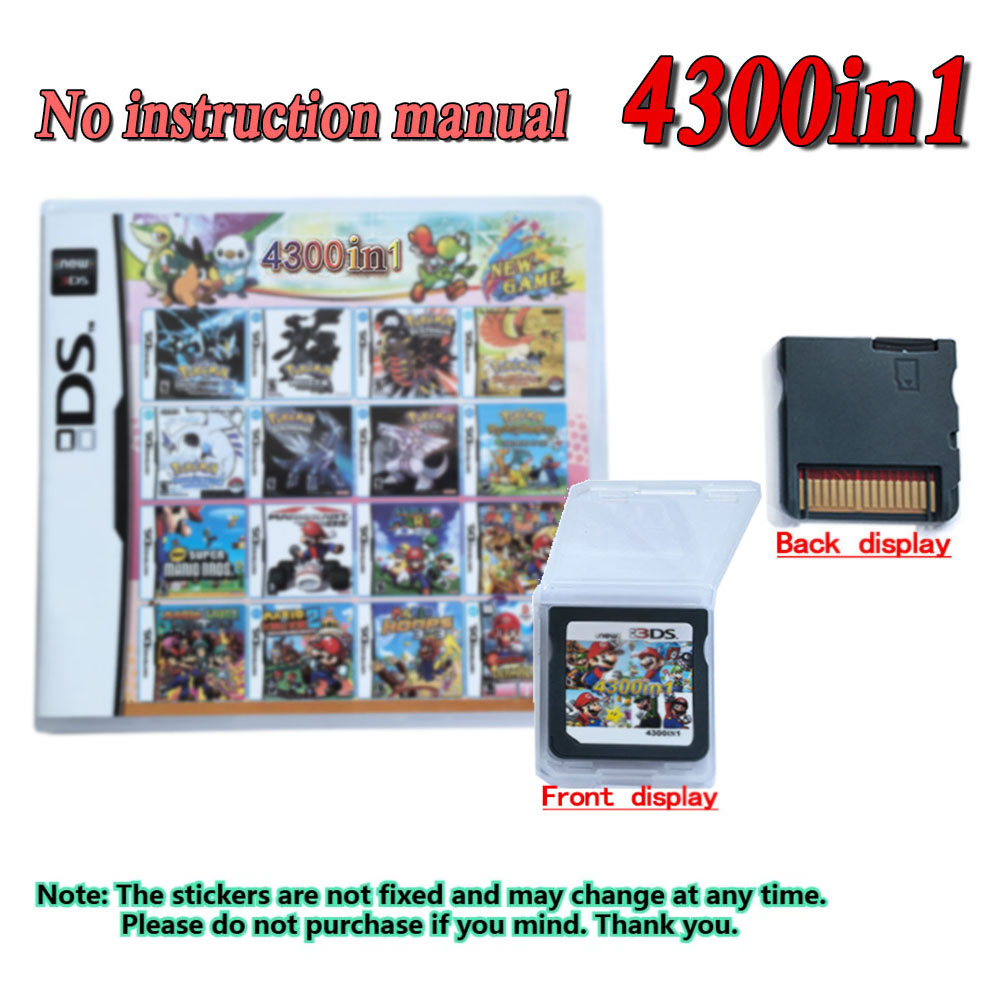 4300 in 1 Compilation DS NDS 3 - Party Games Engagement review and price