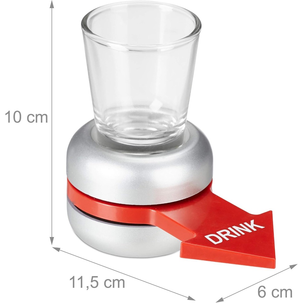 Relaxdays Drinking Game, Spin  - Party Games Adults Drinking review and price