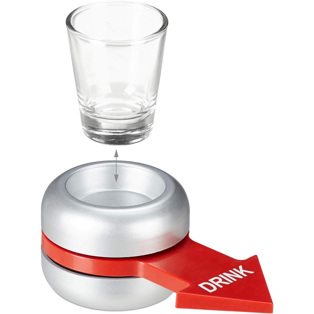 Relaxdays Drinking Game, Spin  - Party Games Adults Drinking review and price