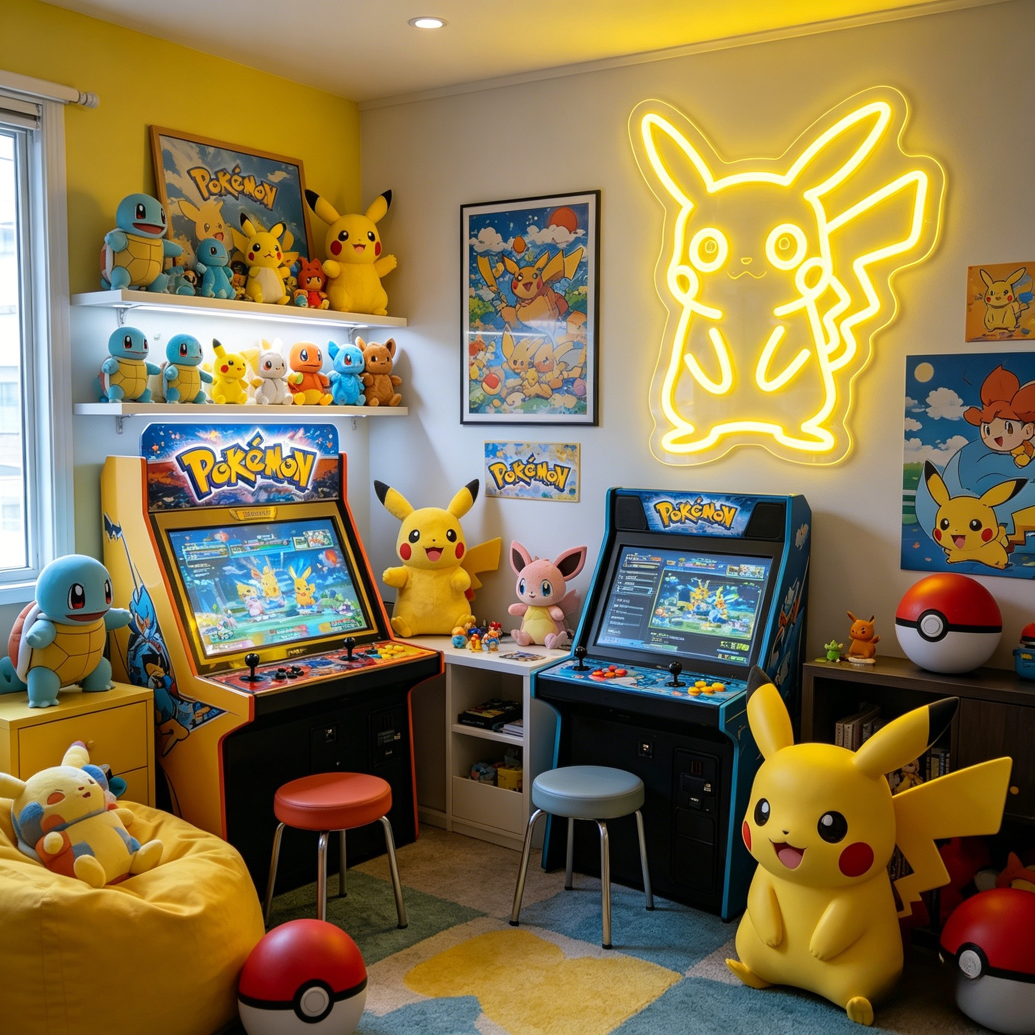 Pikachu Neon Sign LED Wall Art - Party Games Night review and price