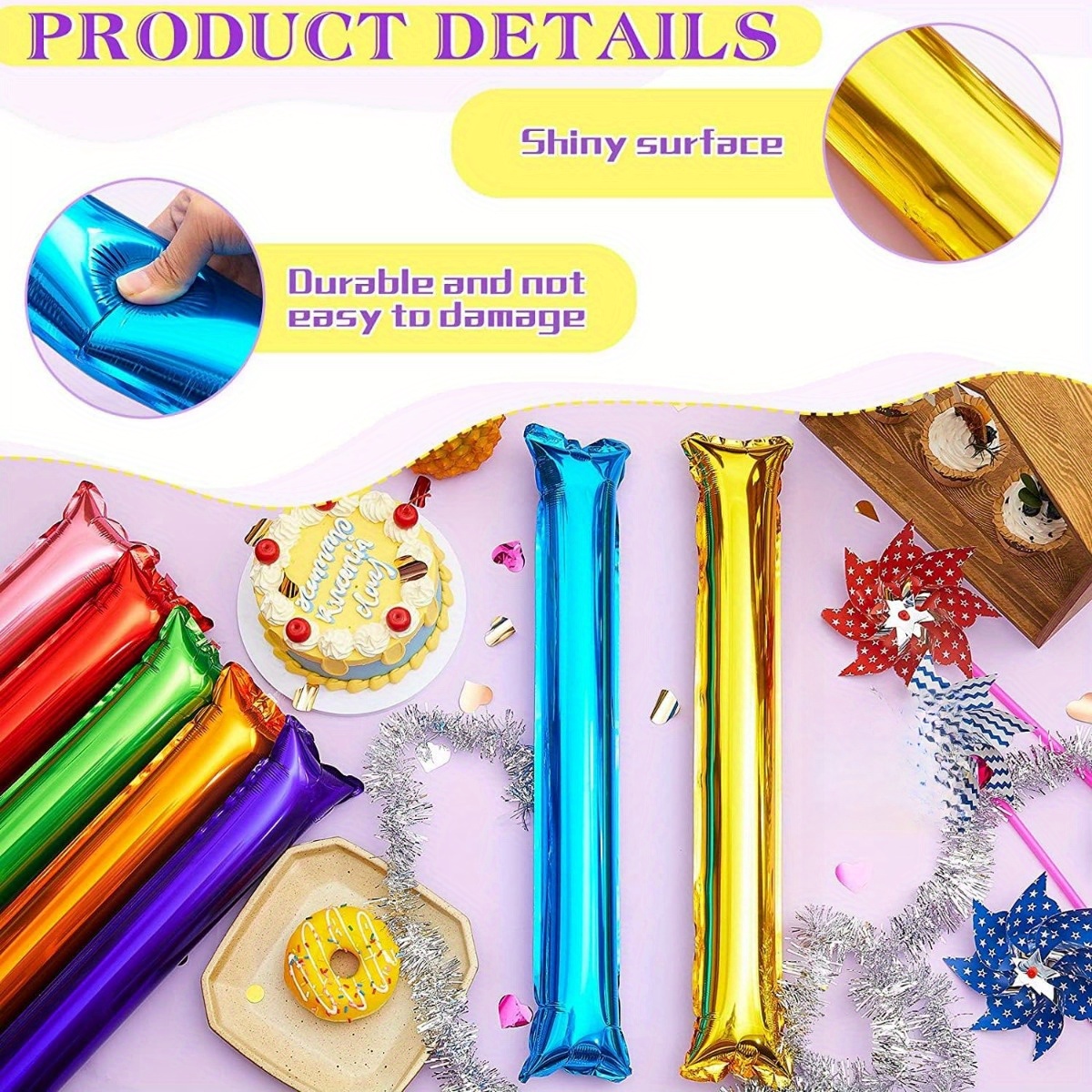 10/30pc Aluminum Film Inflatab - Party Games Engagement review and price