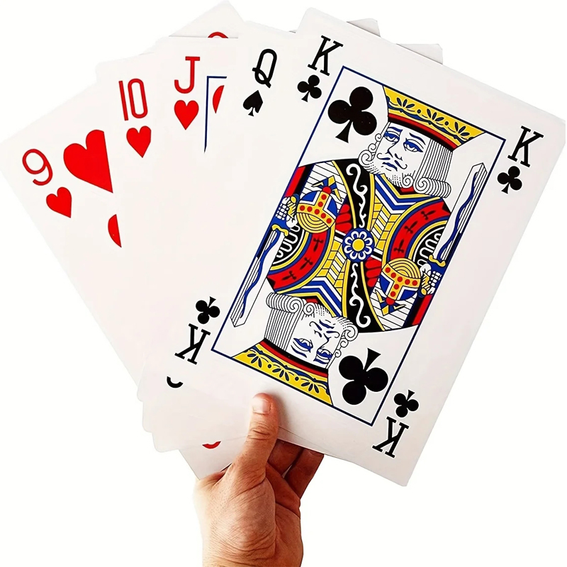 Oversized Playing Cards Jumbo  - Party Games Juegos De Mesa review and price