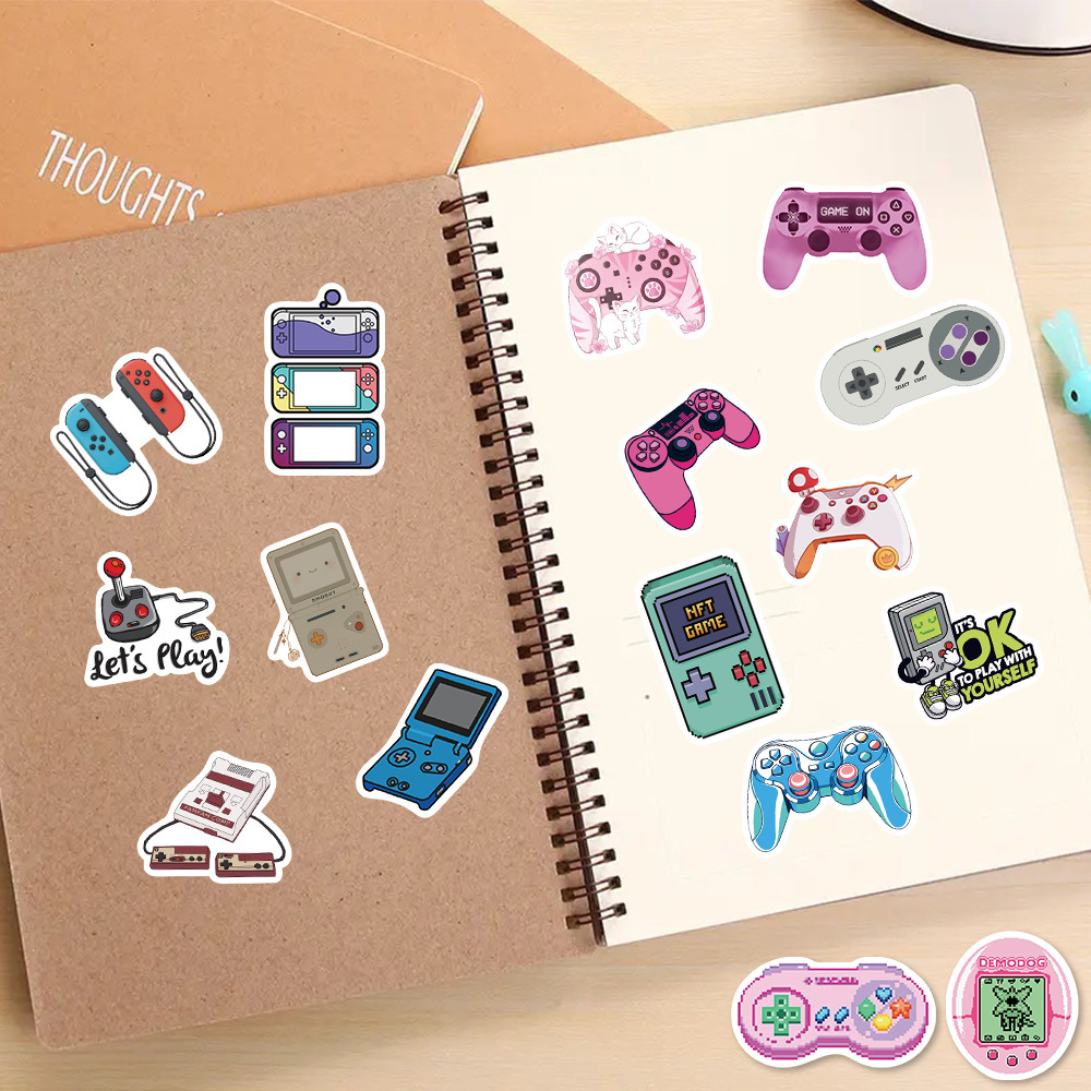 50Pcs Game Handle Stickers for - Party Games Phone review and price