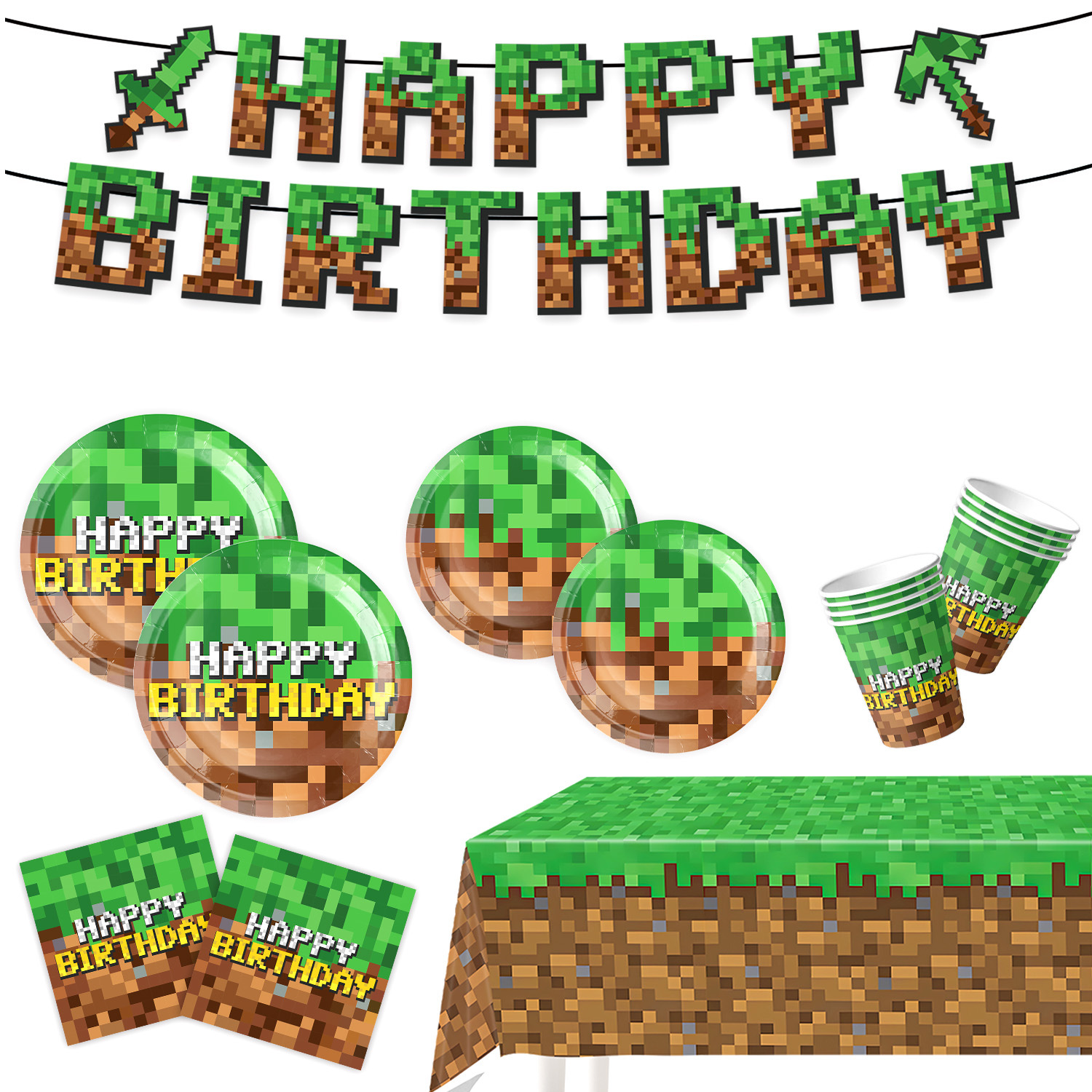 Minecraft Themed Birthday Part - Party Games Minecraft review and price