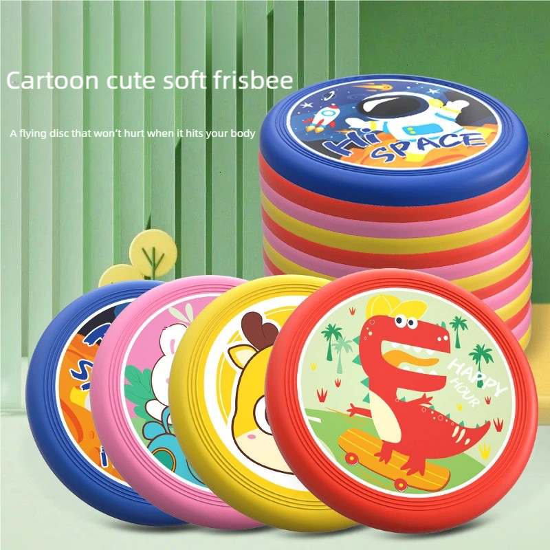 Kids Soft Rubber Frisbee Carto - Frisbee Freestyle Disc review and price