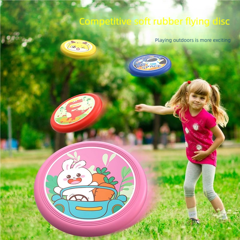 Kids Soft Rubber Frisbee Carto - Frisbee Freestyle Disc review and price